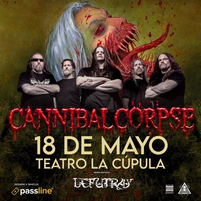Gana entradas para el show de Cannibal Corpse en Chile